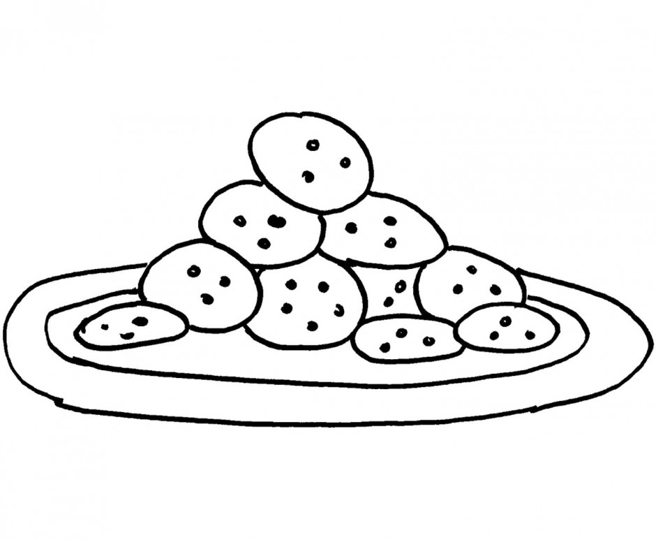 Chocolate Chip Cookie Drawing at GetDrawings | Free download