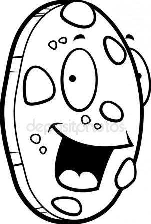 303x450 Chocolate Chip Cookie Cartoon Stock Vector Lineartestpilot