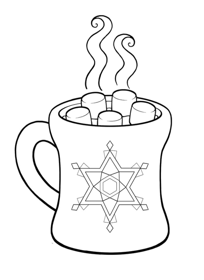 700x961 Pictures Hot Chocolate Cocoa Coloring Pages