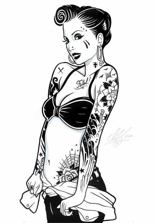 500x719 Chola Makeup On Lowrider Art, Rockabilly And Makeup