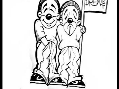 480x360 Step By Step Drawing Two Clowns