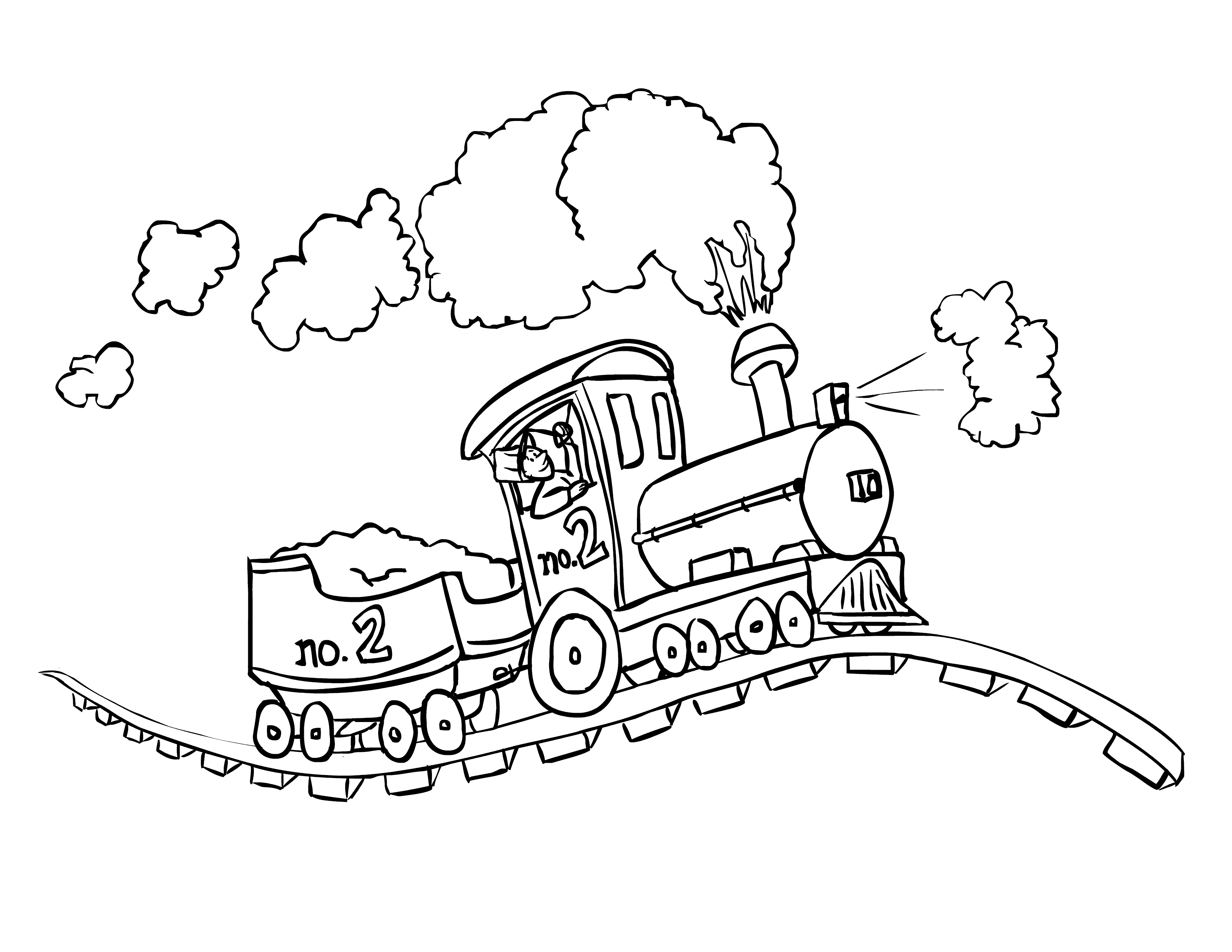 3300x2550 Train Coloring Pages Online School Ideas Free