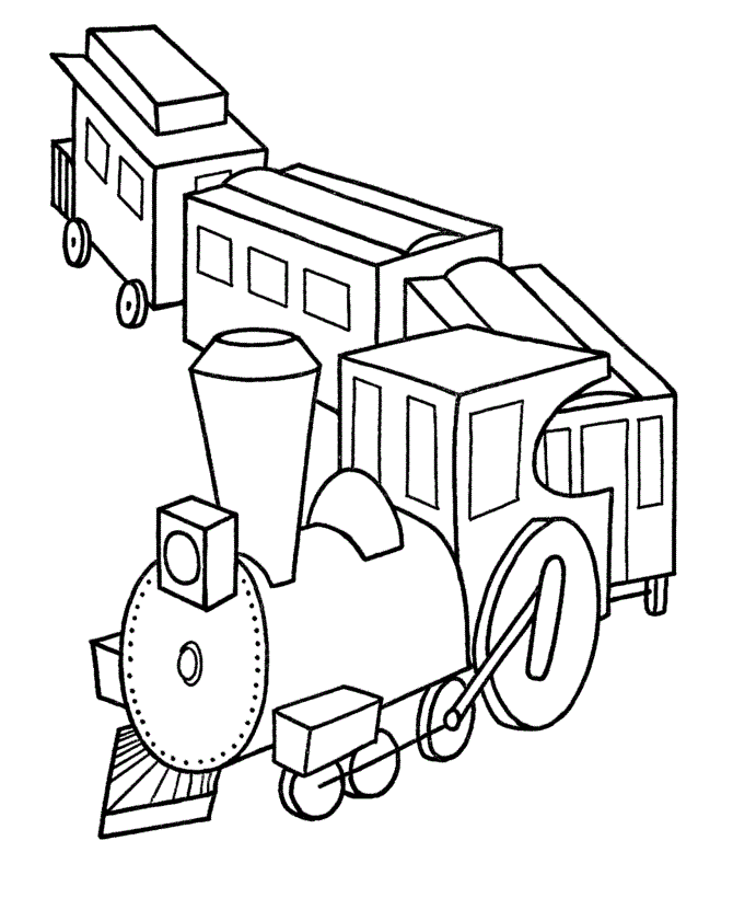 670x820 Polar Express Train Coloring Page