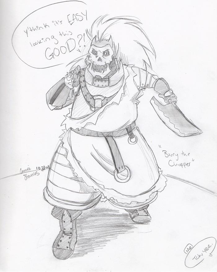 700x876 Barry The Chopper By Kow Go Moo