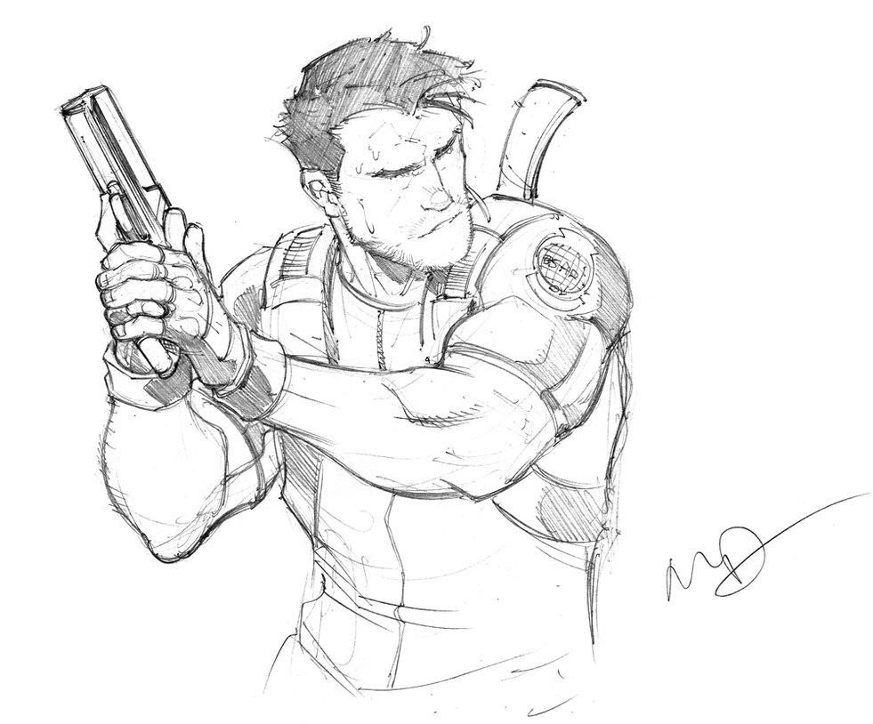981x814 Chris Redfield By Max Dunbar