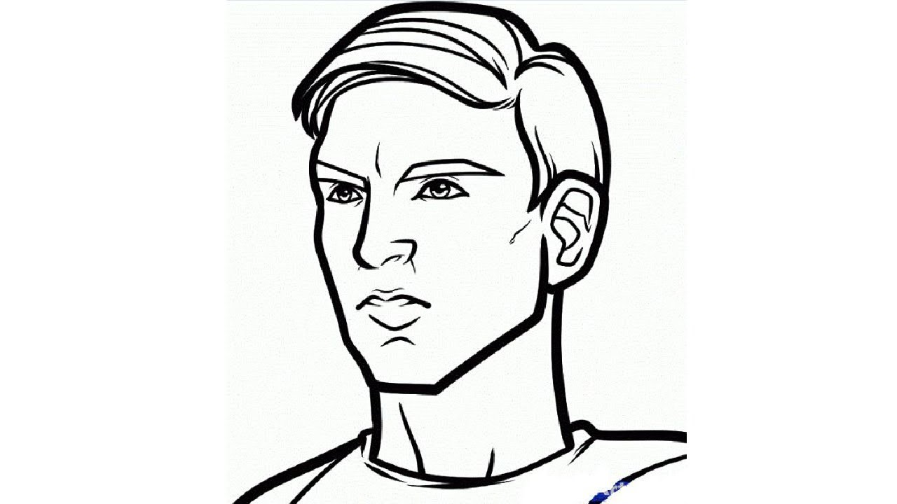 1280x720 How To Draw Chris Evan Captain America Step By Step Easy Drawing