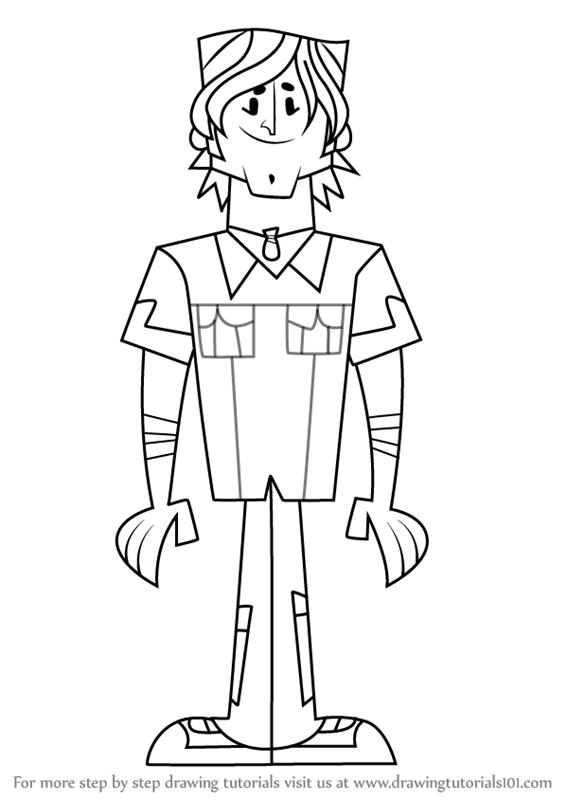 566x800 Learn How To Draw Chris From Total Drama (Total Drama) Step By