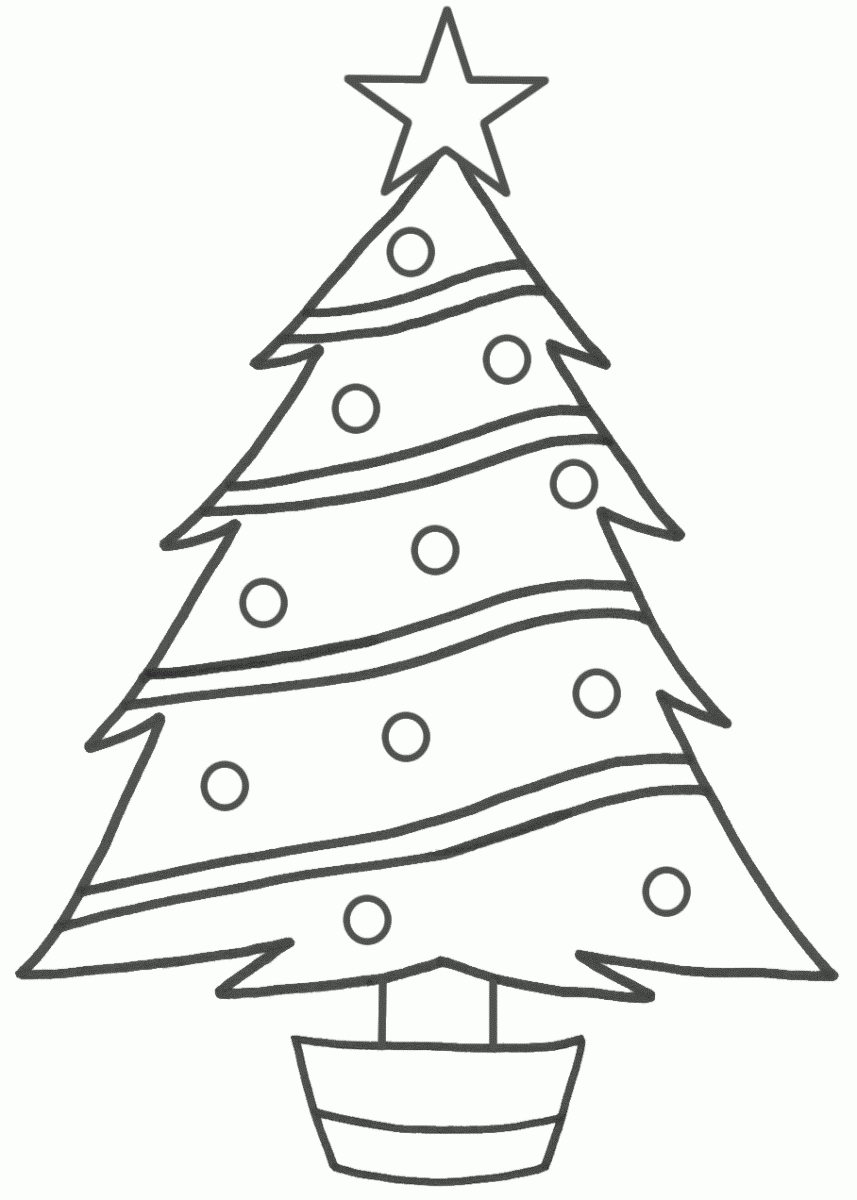 857x1200 Christmas Tree Drawing For Kids Find Craft Ideas