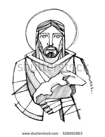 360x470 41 Best Drawing Of Jesus Images On Religious Pictures