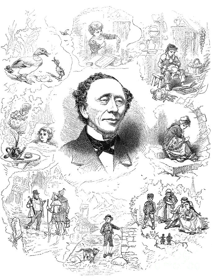 684x900 Hans Christian Andersen Photograph By Granger