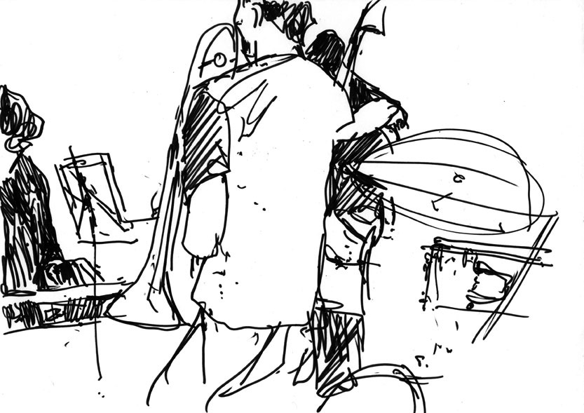 833x589 Christian Barthold Drawing Jazz