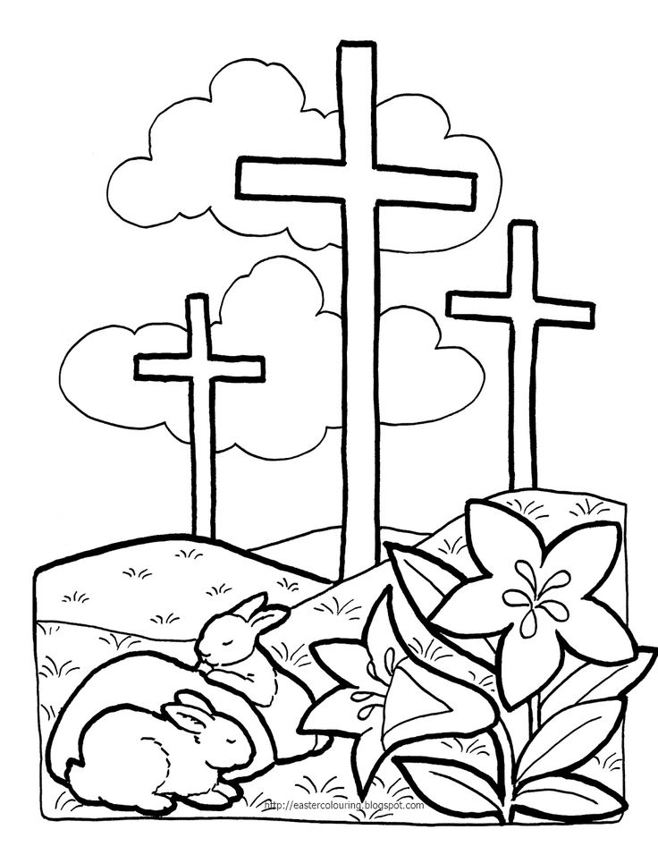 736x956 Christian Easter Drawings Happy Easter 2018