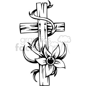300x300 Royalty Free Christian Religion Cross 088 386030 Vector Clip Art
