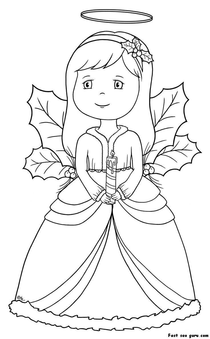 736x1187 Christmas Angel Ornaments Coloring Pages Printable Coloring Page