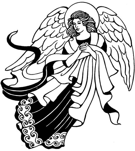 Christmas Angel Drawing at GetDrawings | Free download