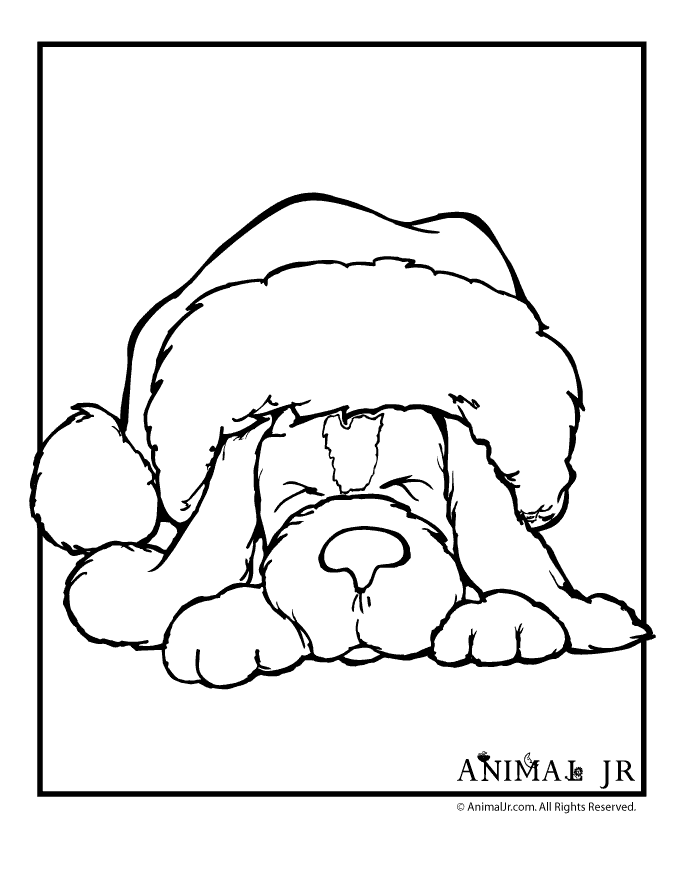 684x881 Christmas Printables Puppy Coloring Pages Christmas Puppy