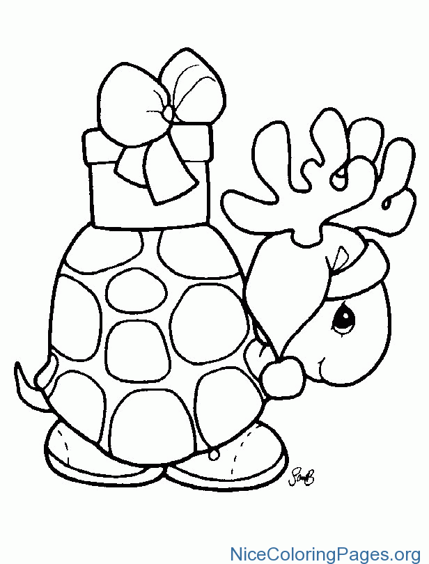 616x810 Christmas Animal Coloring Pages 1 Nice Coloring Pages For Kids