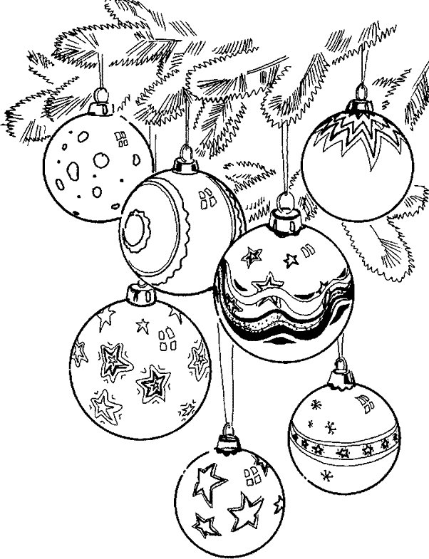 602x785 Christmas Balls Coloring Page Christmas Coloring Page