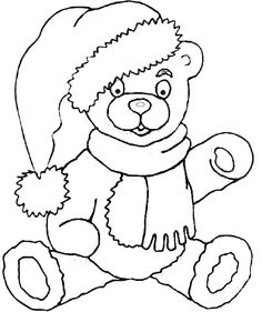 236x281 Christmas Teddy Bear