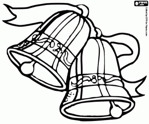 300x250 Christmas Bells Coloring Pages Printable Games
