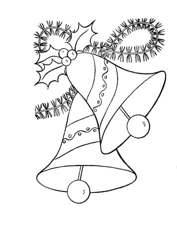 355x480 Ring The Christmas Bells Coloring Page Free Printable Coloring Pages