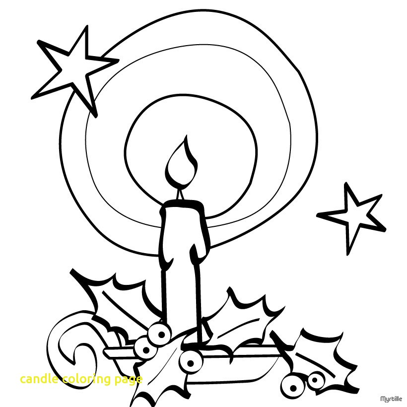 820x820 Candle Coloring Page With Coloring Pages For Candles Kids Drawing