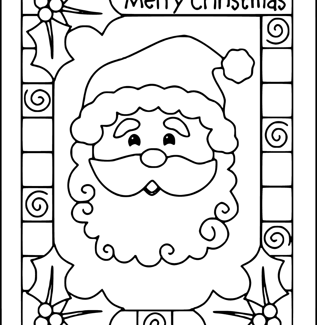 1024x1050 Christmas Thank You Cards Card Simple And Free Coloring Pages