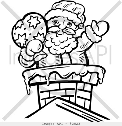 400x412 Christmas Cartoon Drawings Fishwolfeboro