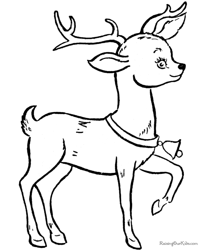 670x820 Printable Christmas Reindeer Coloring Pages! Christmas