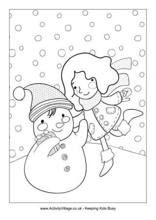 320x452 Christmas Colouring Pages