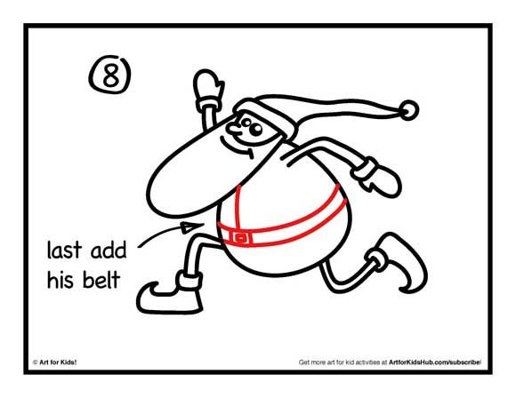 580x448 The Best How To Draw Santa Ideas On Drawing Santa