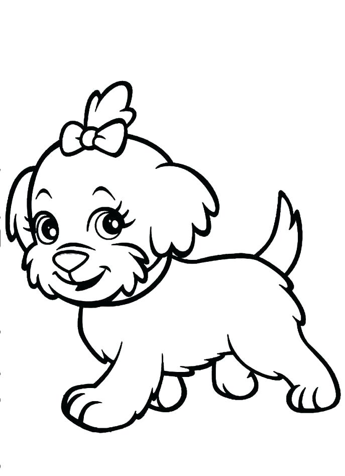 687x947 Dogs Coloring Pages