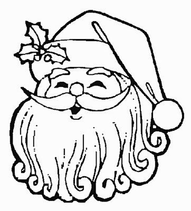 735x812 The Best Santa Coloring Pages Ideas On Christmas