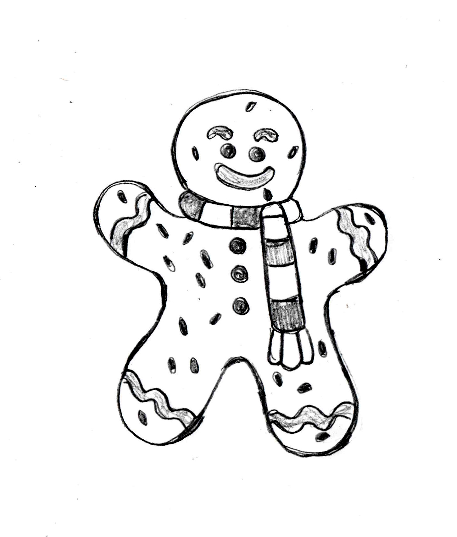 1453x1710 Christmas Children Drawing Tutorials