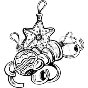 300x300 Royalty Free Christmas Decorations 381058 Vector Clip Art Image