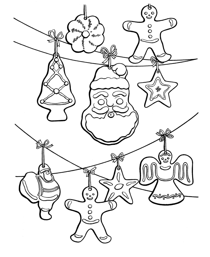 670x820 Christmas Decorations Coloring Pages To Download And Print For Free