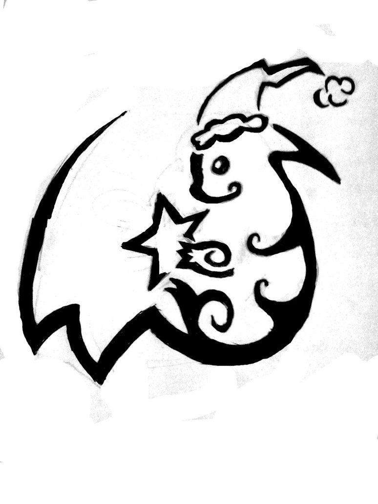 774x1032 Christmas Tribal Pikachu By Porridgebeast