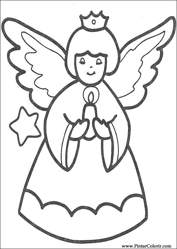 567x794 Drawings To Paint Amp Colour Christmas