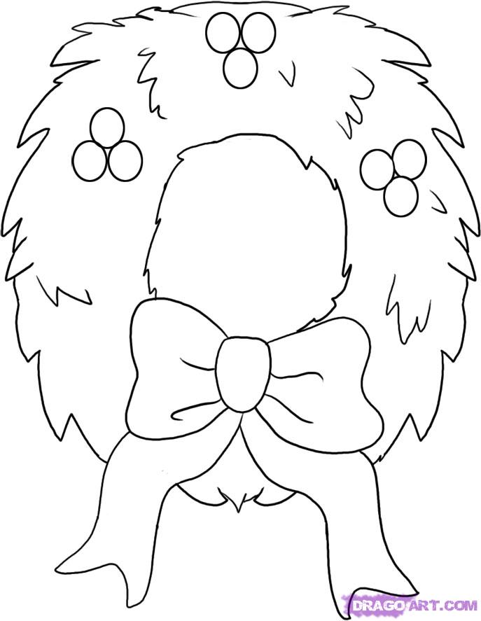 687x887 Christmas Drawings To Draw Fun For Christmas