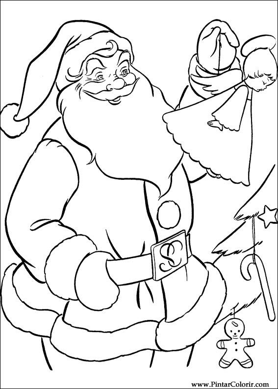 567x794 Drawings To Paint Amp Colour Christmas