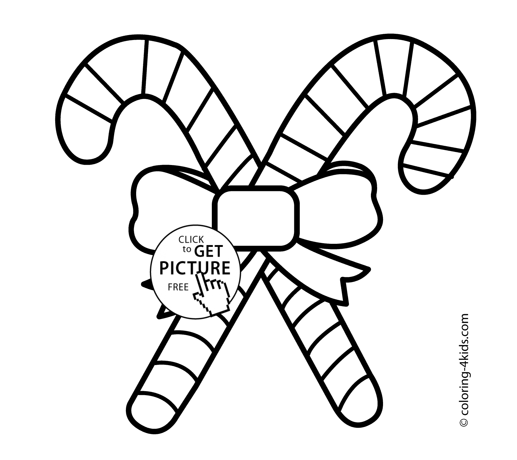 1667x1483 Merry Christmas Candies Coloring Pages For Kids, Printable Free