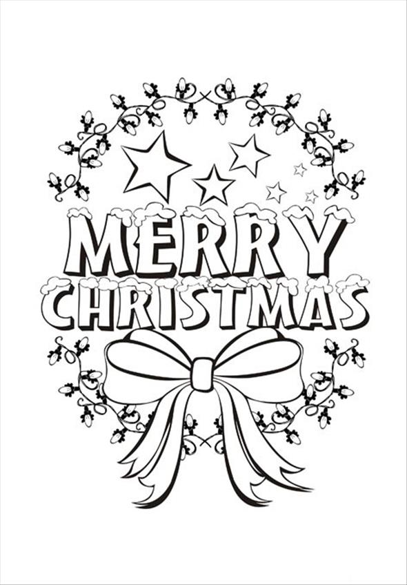 590x847 Merry Christmas Drawing Step By Step For Kids