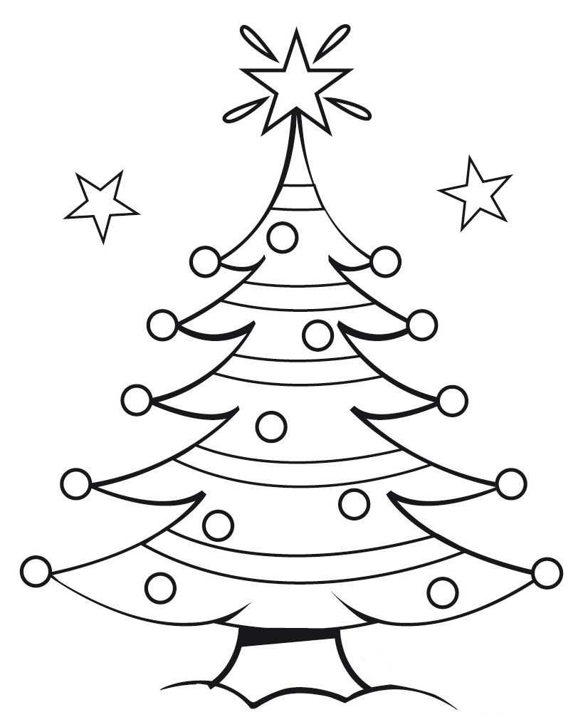 819x1007 Urgent Christmas Tree Drawing Outline 1 In New Trends