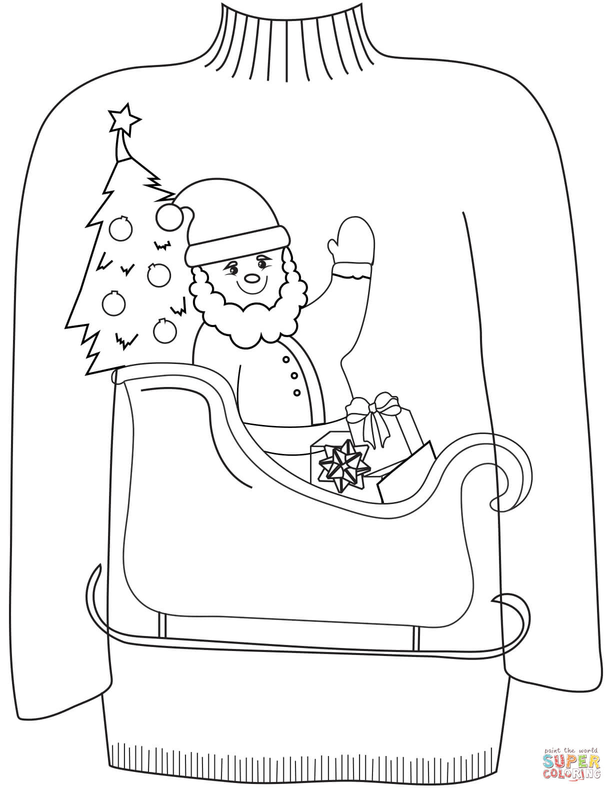 1224x1584 Beard And Mustache Santa Claus Coloring Page Share Clipart Outline