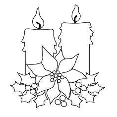 Christmas Drawing Outlines at GetDrawings | Free download
