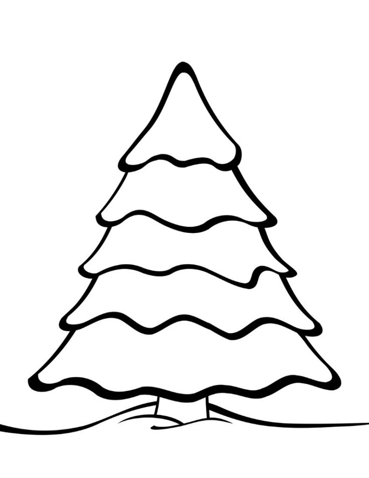 736x952 Free Printable Christmas Tree Templates Christmas Tree Template