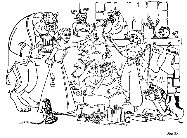 640x474 Ito Drawing A Disney Christmas