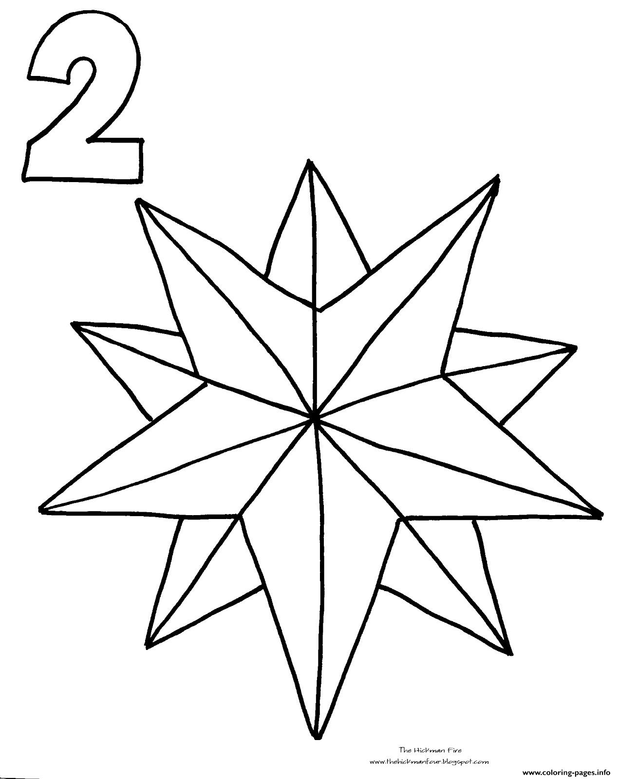 1269x1600 Christmas Star Drawing