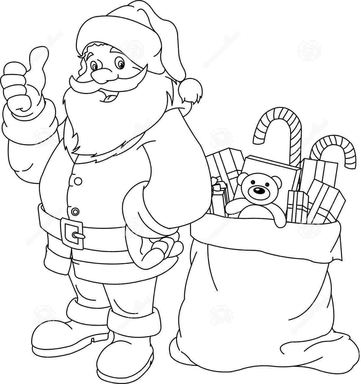 1223x1300 Drawings Of Santa Claus For Christmas
