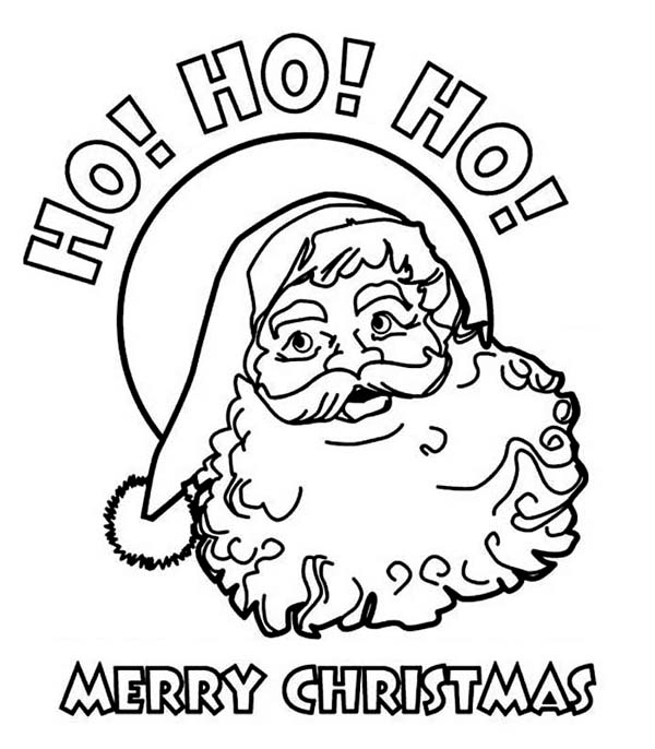600x686 Ho Ho Ho And Joyful Happy Merry Christmas From Santa Claus